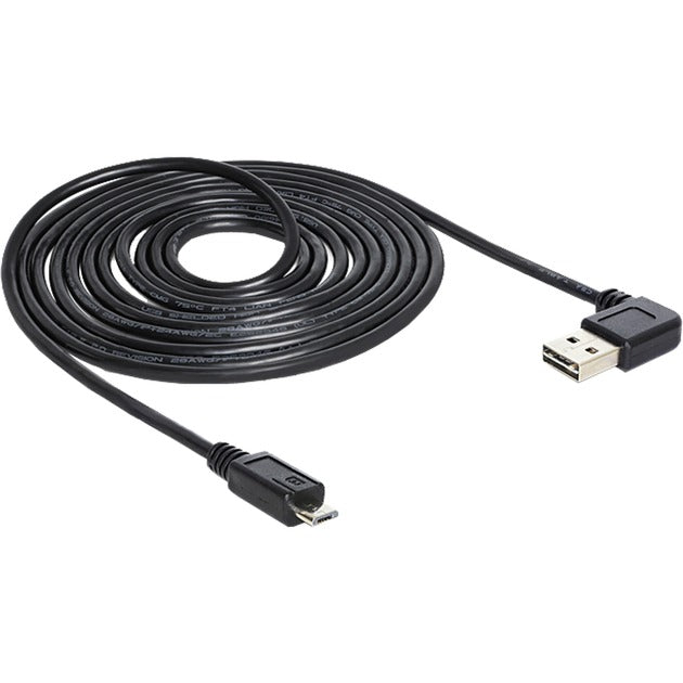 DeLOCK DeLOCK USB 2.0 mannelijk links rechts > micro-B, 3m