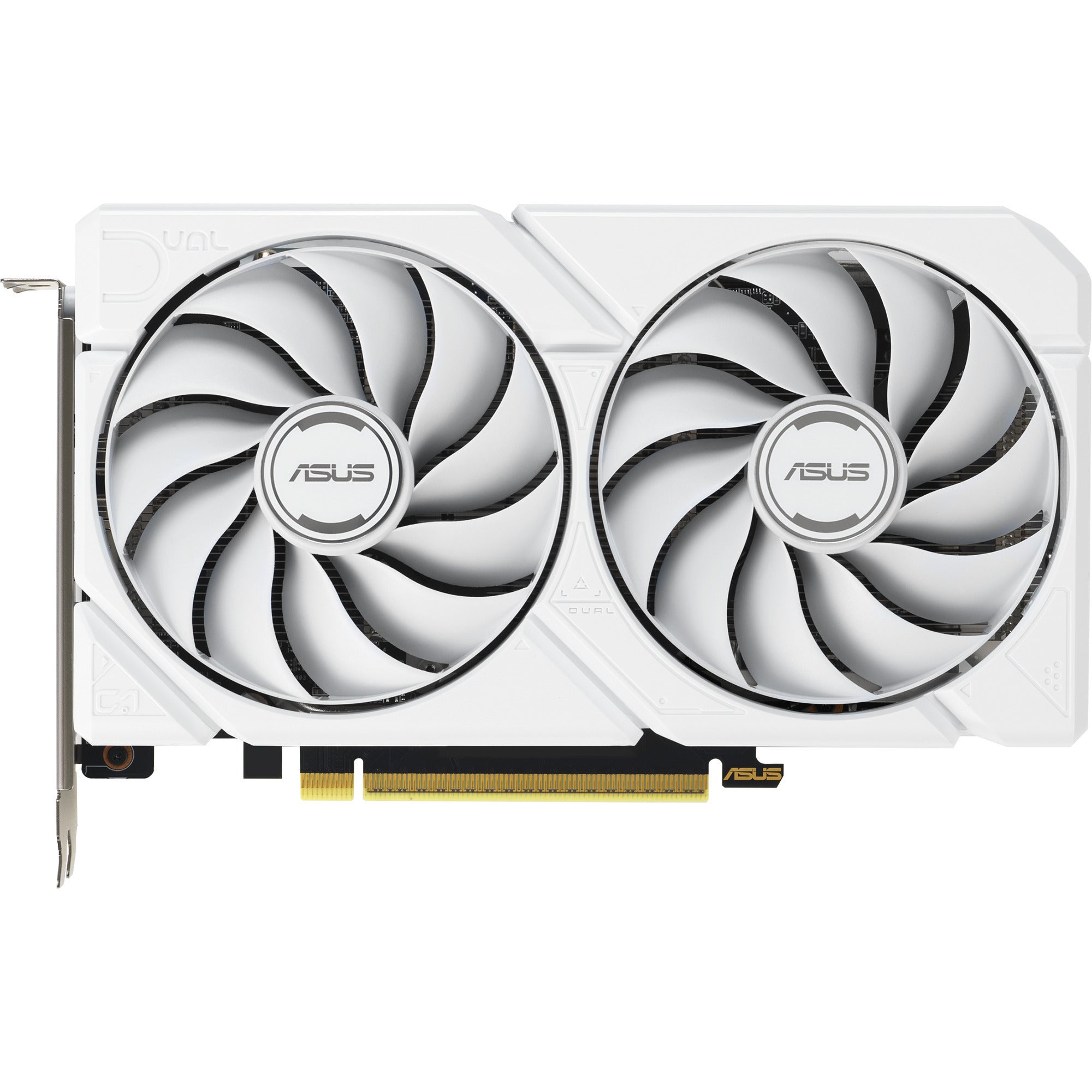 Asus radeon rx 9060 xt dual white edition 16gb grafische kaart (wit, rdna4, gddr6, 2x displayport, 1x hdmi 2.1)