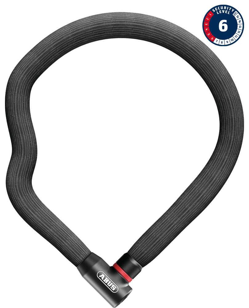 Abus kettingslot gans 4204k 85 zwart. beveiligingsniveau 6