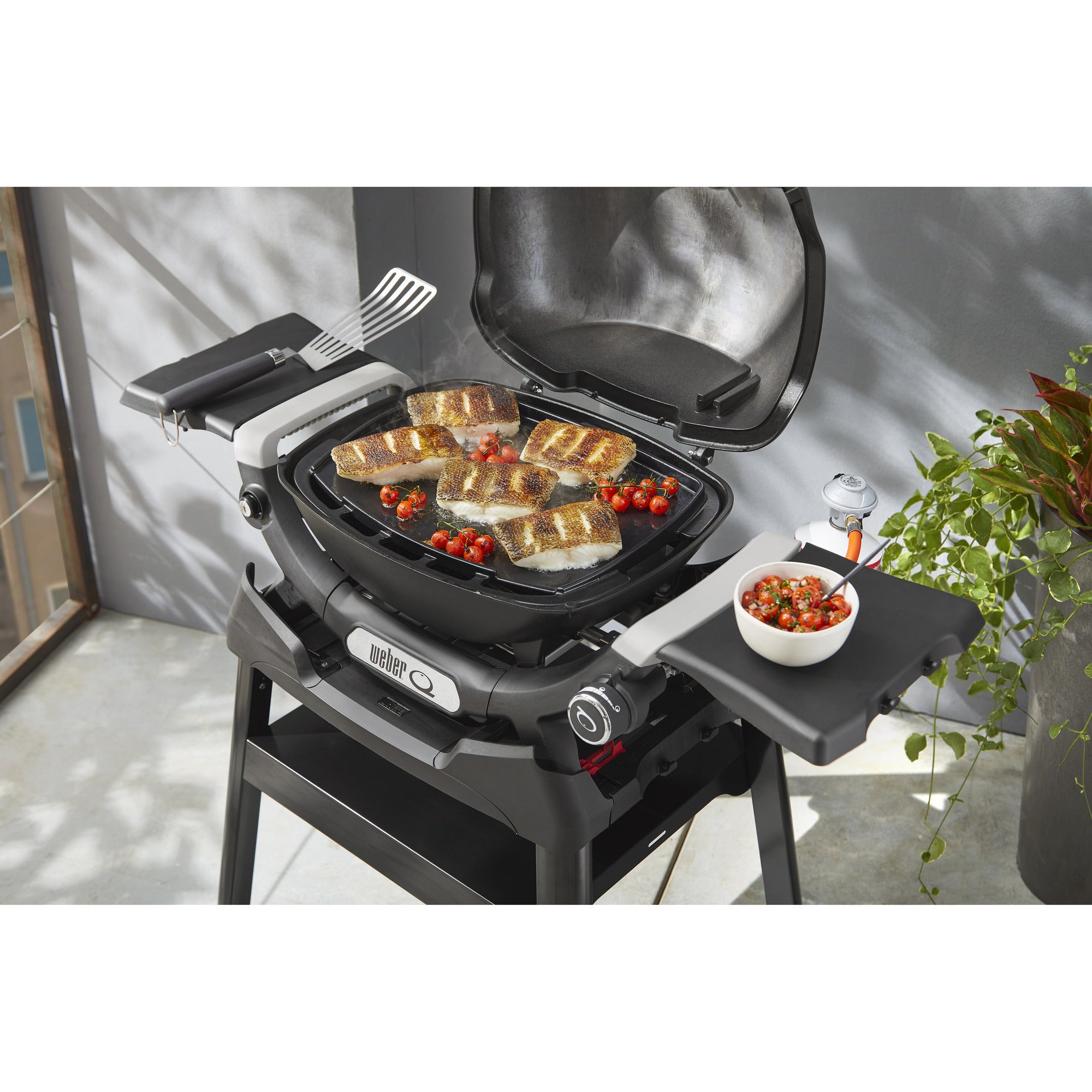 Weber bakplaat voor q 1100n- en q 1200n grillplaat (zwart)