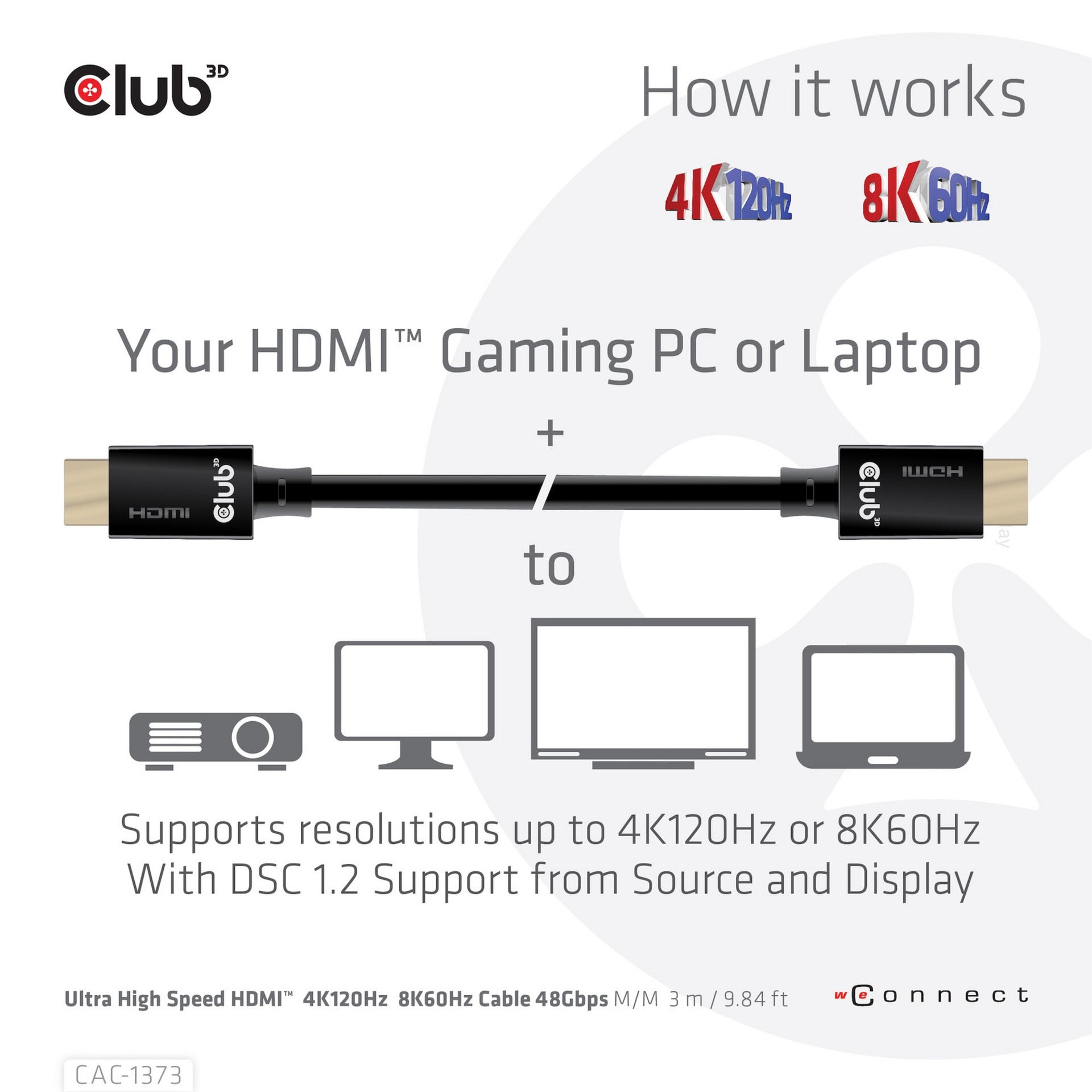 Club 3D Club 3D Ultrahoge Snelheid HDMI