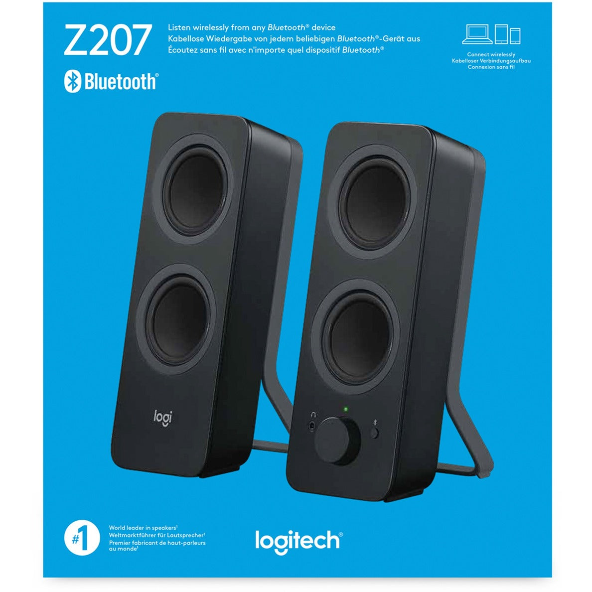 Logitech z207 pc-luidspreker (zwart)