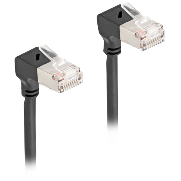 DeLOCK DeLOCK RJ45 Netwerkkabel Cat.6A S FTP Slim 90° naar beneden