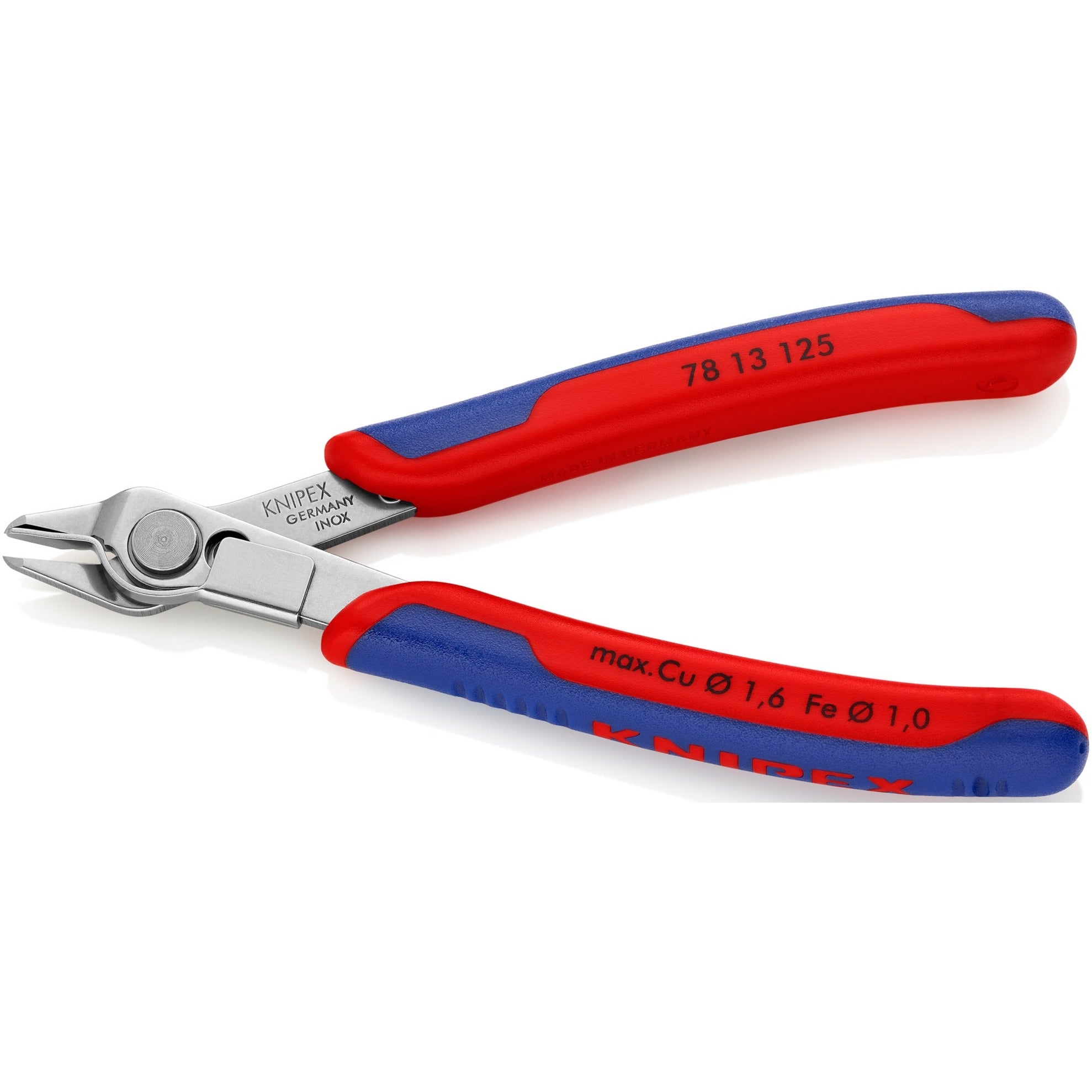 Knipex 78 13 125 electronic super knips® precisietang 125mm met draadklem | inox