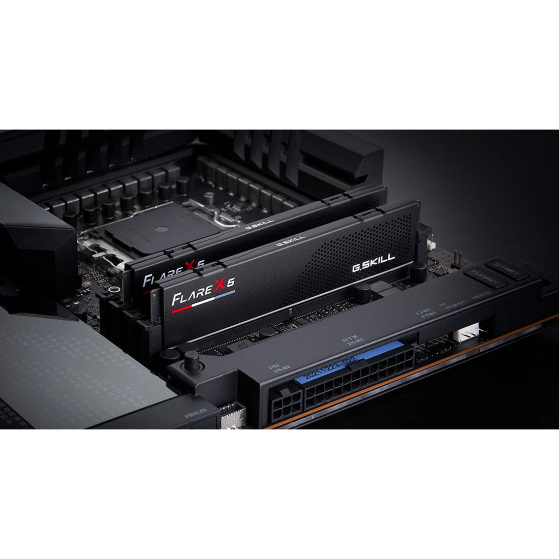 G.skill flare x5 16 gb ddr5-6000 (2x 8 gb) werkgeheugen (zwart, f5-6000j3038f8gh2-fx5, expo)
