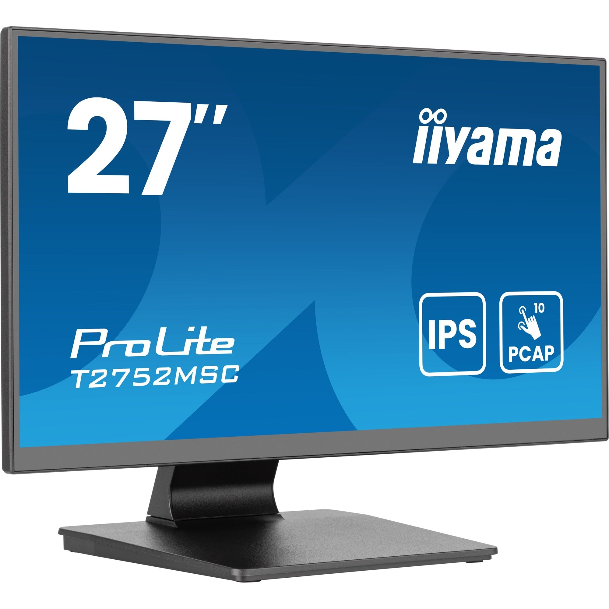 Iiyama prolite t2752msc-b1ag 27 touchscreen monitor (zwart, hdmi, displayport, 2x usb-a, usb-b)
