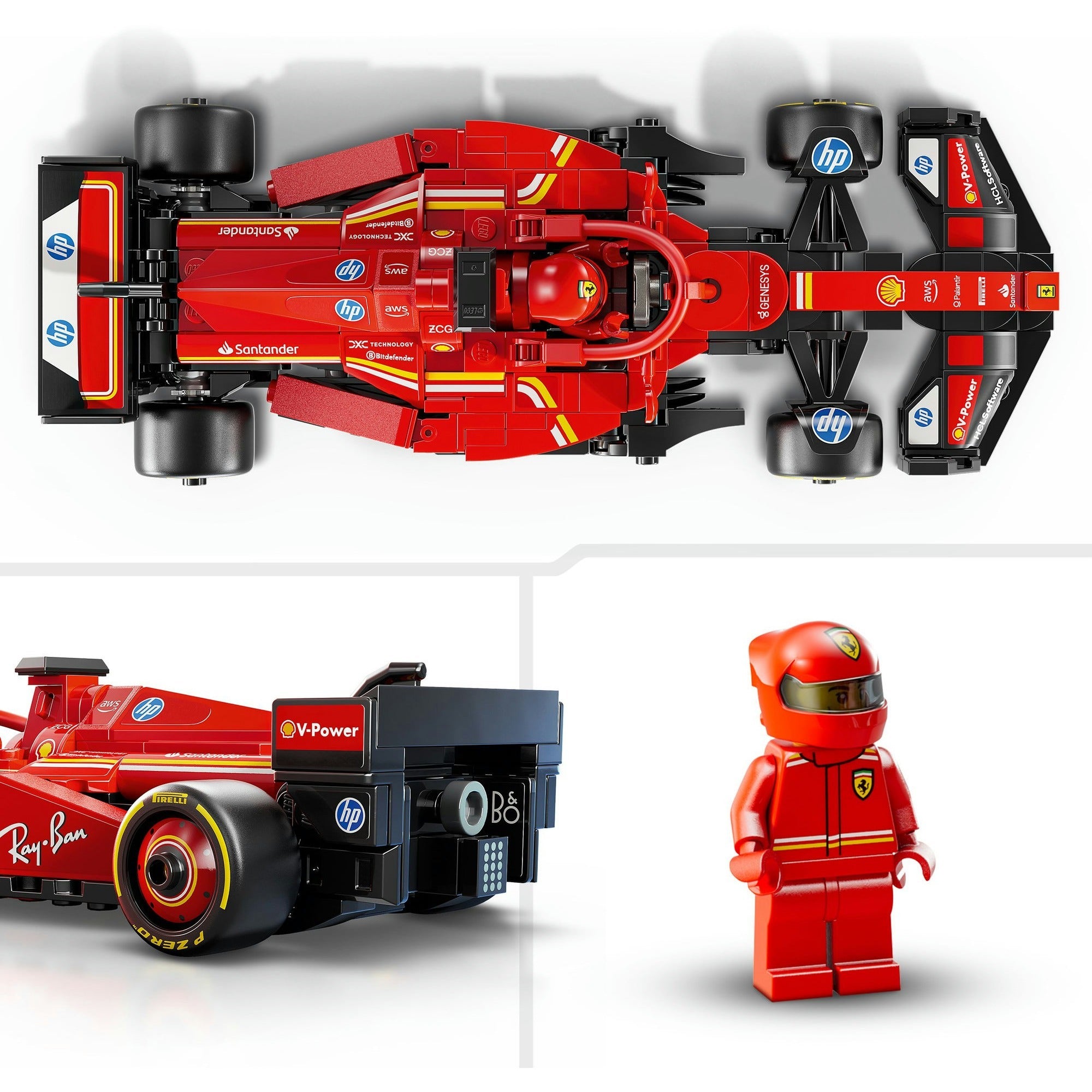 Lego speedchampions 77242 ferrari sf-24 f1 racewagen