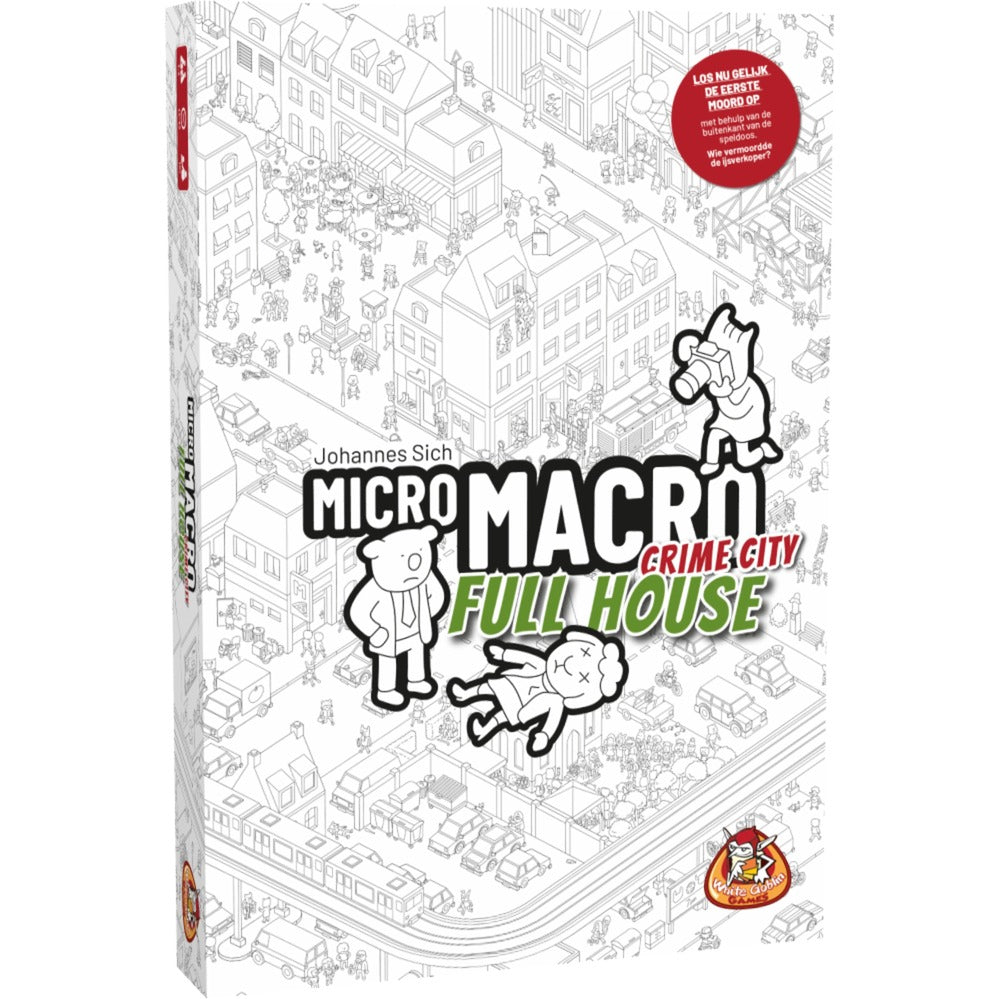 White goblin games micromacro: crime city full house bordspel (nederlands, 1 - 4 spelers, 15 - 45 minuten, vanaf 12 jaar)