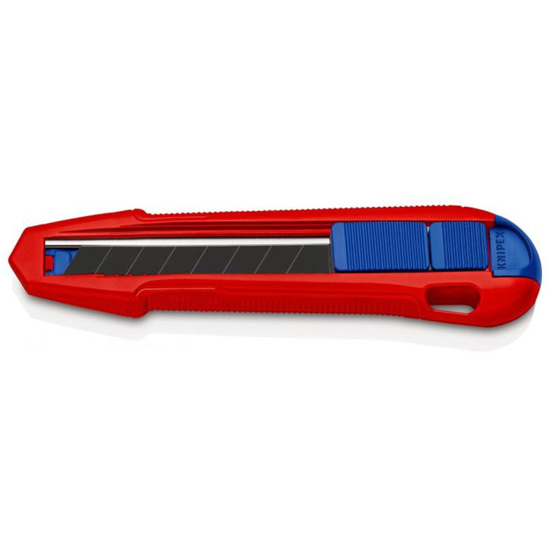 Knipex cutix universele mes stanleymes (rood blauw, incl. 2 mesbladen)