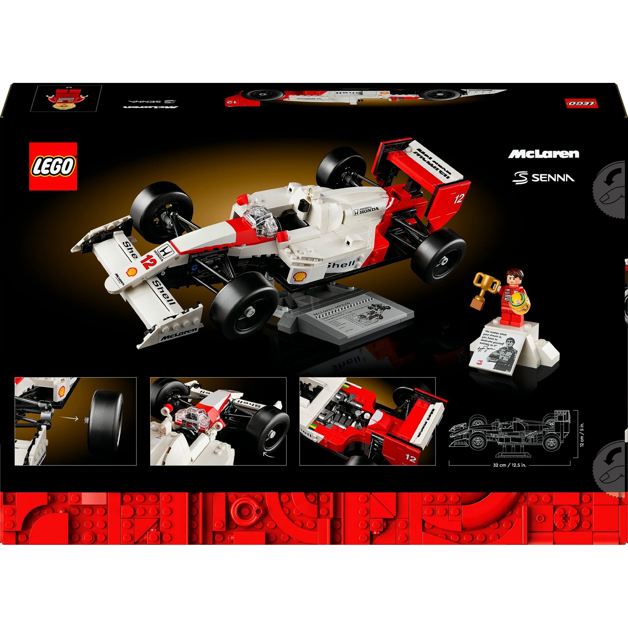 Lego iconen 10330 mclaren mp4 4 en ayrton senna