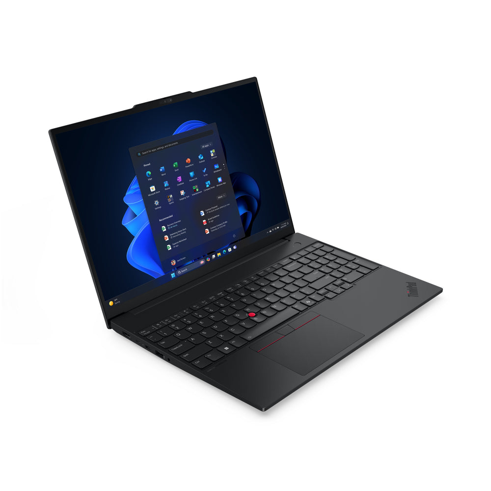 Lenovo thinkpad e16 gen 3 amd (21st005vmh) 16 laptop (zwart | ryzen 5 220 | radeon 740m | 16 gb | 512 gb ssd)