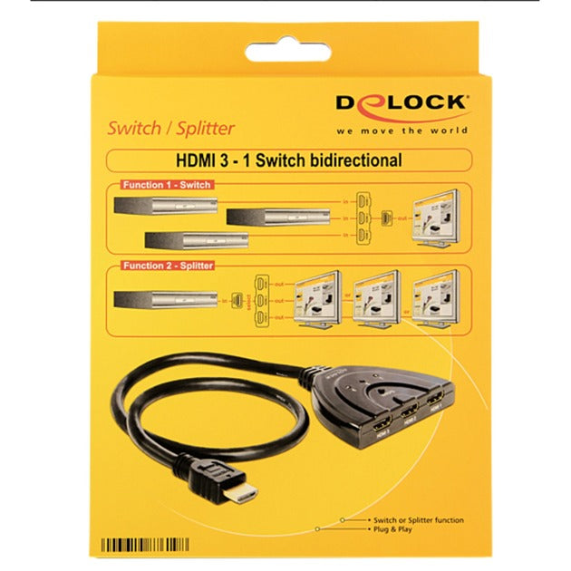 DeLOCK DeLOCK HDMI 3 > 1-schakelaar