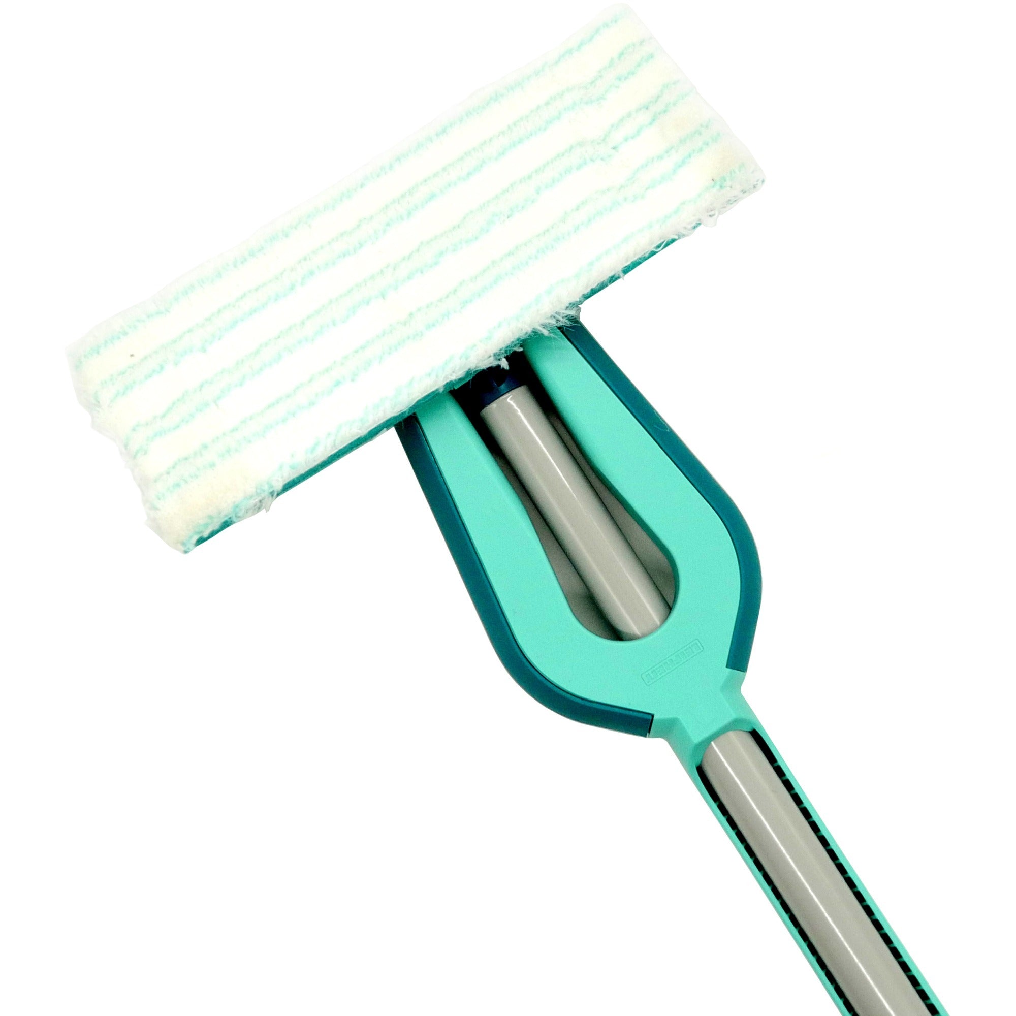 Leifheit picobello vloerwisser s micro duo met steel - 27 cm wisbreedte - turqouise - grijs