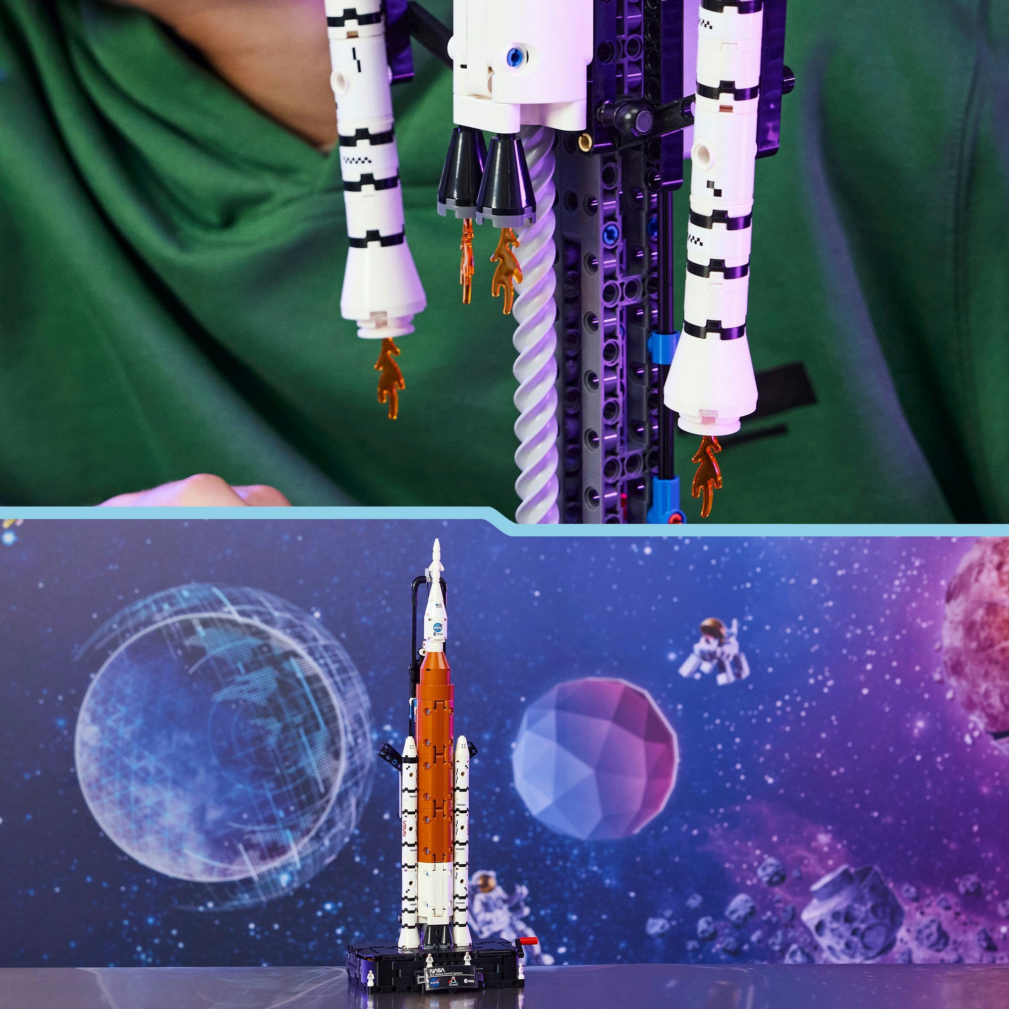Lego technic 42221 nasa artemis ruimteraket