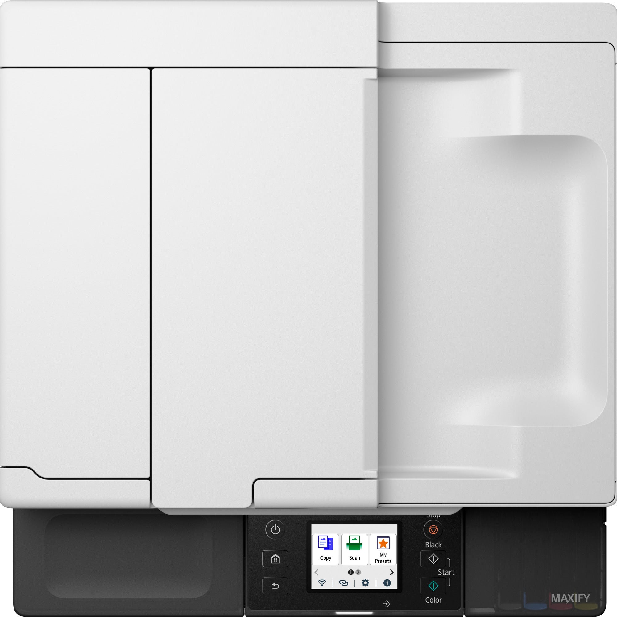 Canon maxify gx2051 all-in-one inkjetprinter met faxfunctie (wit, printen, kopiëren, scannen, faxen, wi-fi)