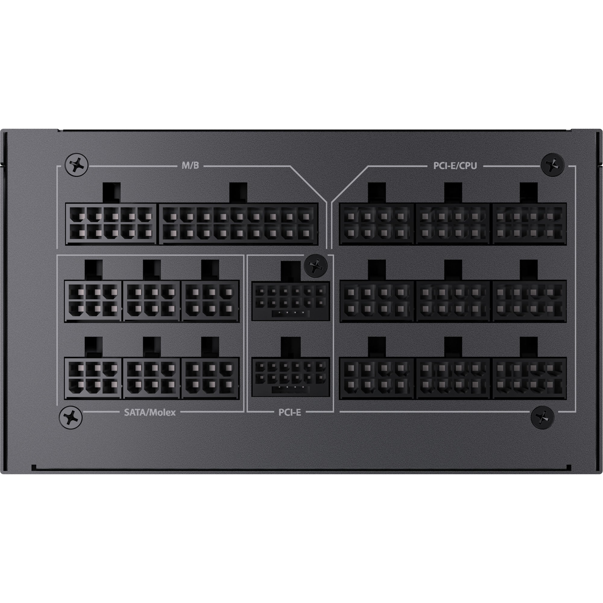 Antec signature 2200 platinum atx3.1 modulaire 2200 watt voeding (zwart, 2x 12v-2x6, 6x pcie)