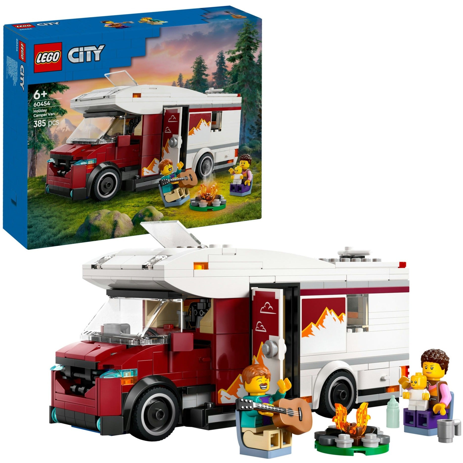 Lego city avontuurlijke camper voertuigset - 60454