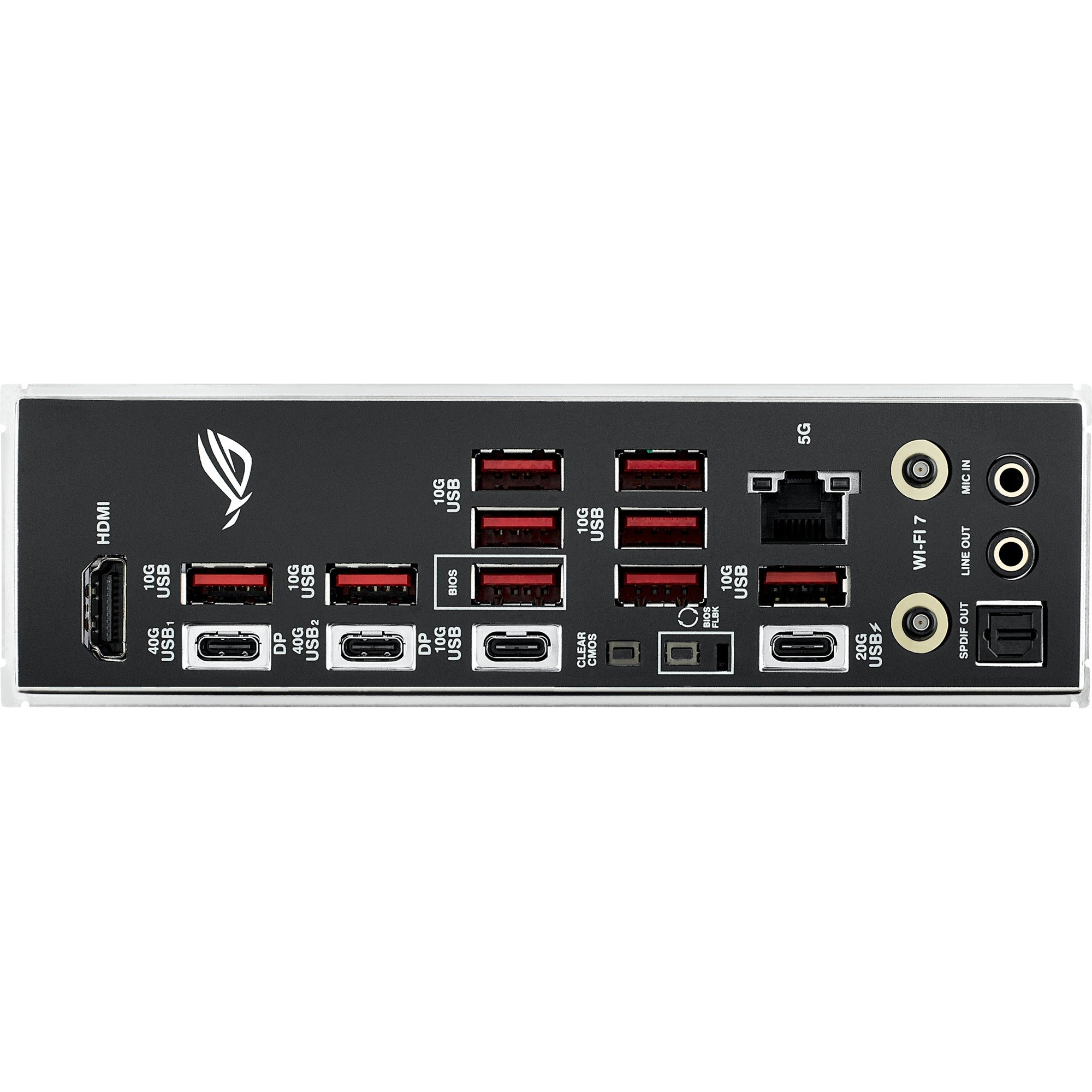 Asus rog strix x870e-e gaming wifi socket am5 moederbord (5gb-lan, wi-fi 7, bt, sound, atx)