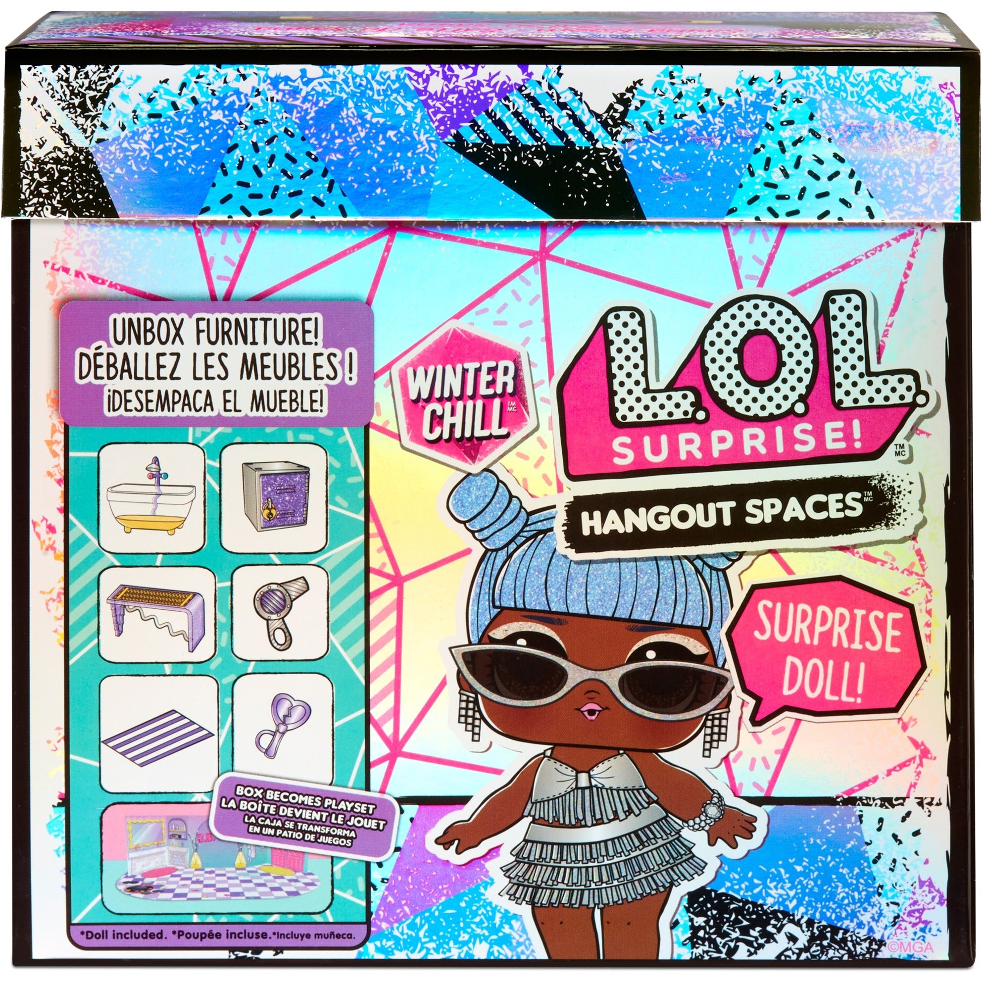 MGA Entertainment Verrassing! Winter Chill Hangout Spaces Sty