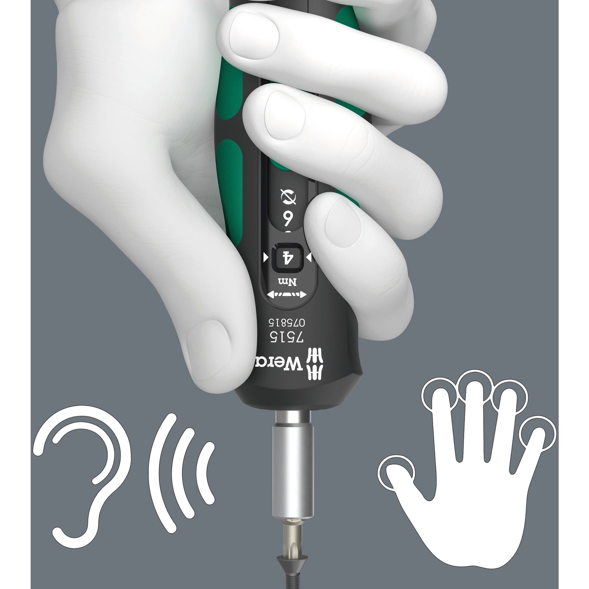 Wera 7515 Kraftform Safe-Torque Speed ​​draaimomentschroe