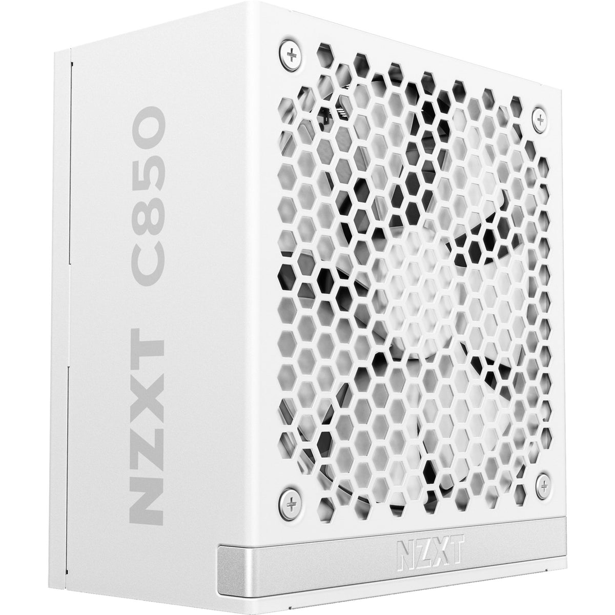 Nzxt c850 gold atx 3.1 modulaire 850 watt voeding (wit, 1x 12v-2x6, 3x pcie)