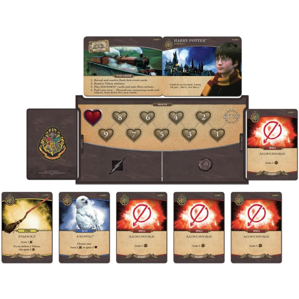 Usaopoly harry potter and the battle of hogwarts - engelstalig bordspel