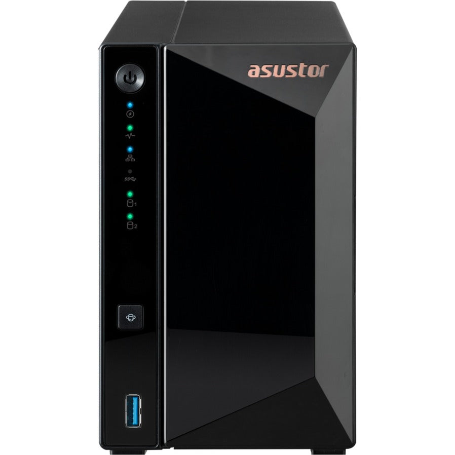 Asustor drivestor 2 pro gen2 nas (zwart, usb)
