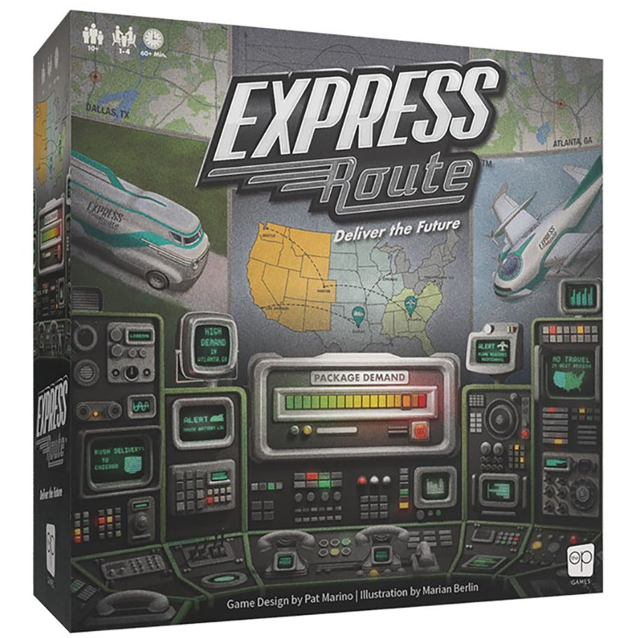 European player network express route bordspel (engels, 1 - 4 spelers, 60 minuten, vanaf 10 jaar)