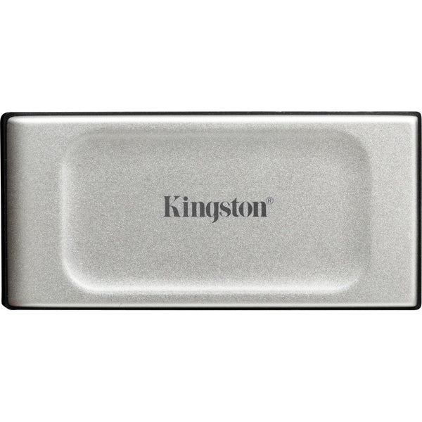 Kingston xs2000 portable 4 tb externe ssd (zilver zwart, sxs2000 2000g, usb-c 3.2 (20 gbit s))