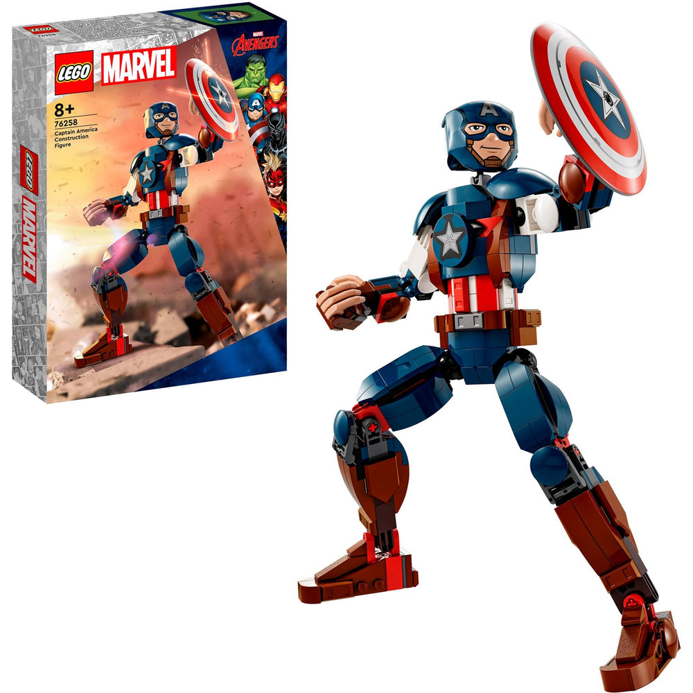 Lego superhelden 76258 captain america bouwfiguur