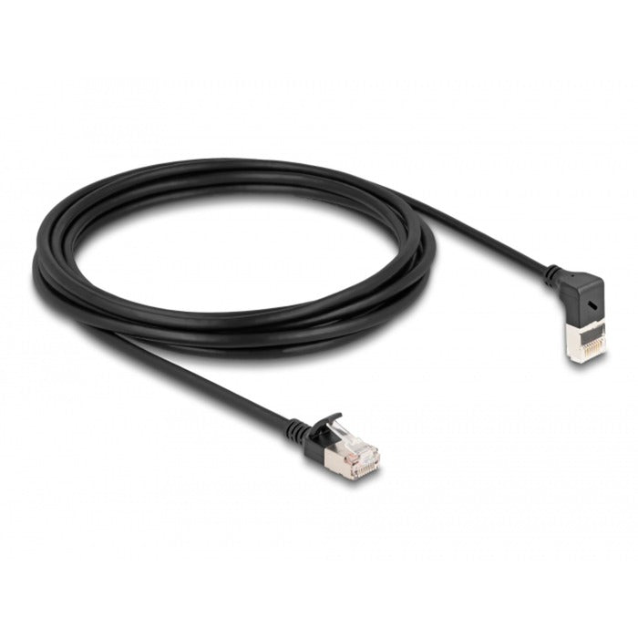 DeLOCK DeLOCK RJ45 Netwerkkabel Cat.6A S FTP Slim 90° omhoog a