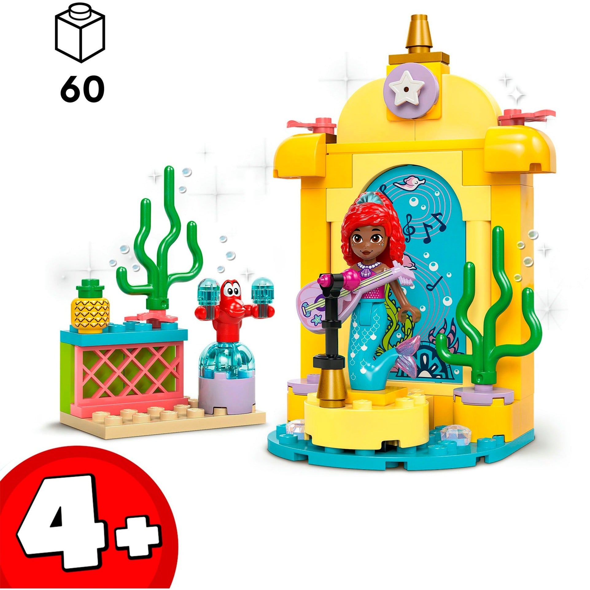 Lego disney princess - ariëls muziekpodium constructiespeelgoed (43235)