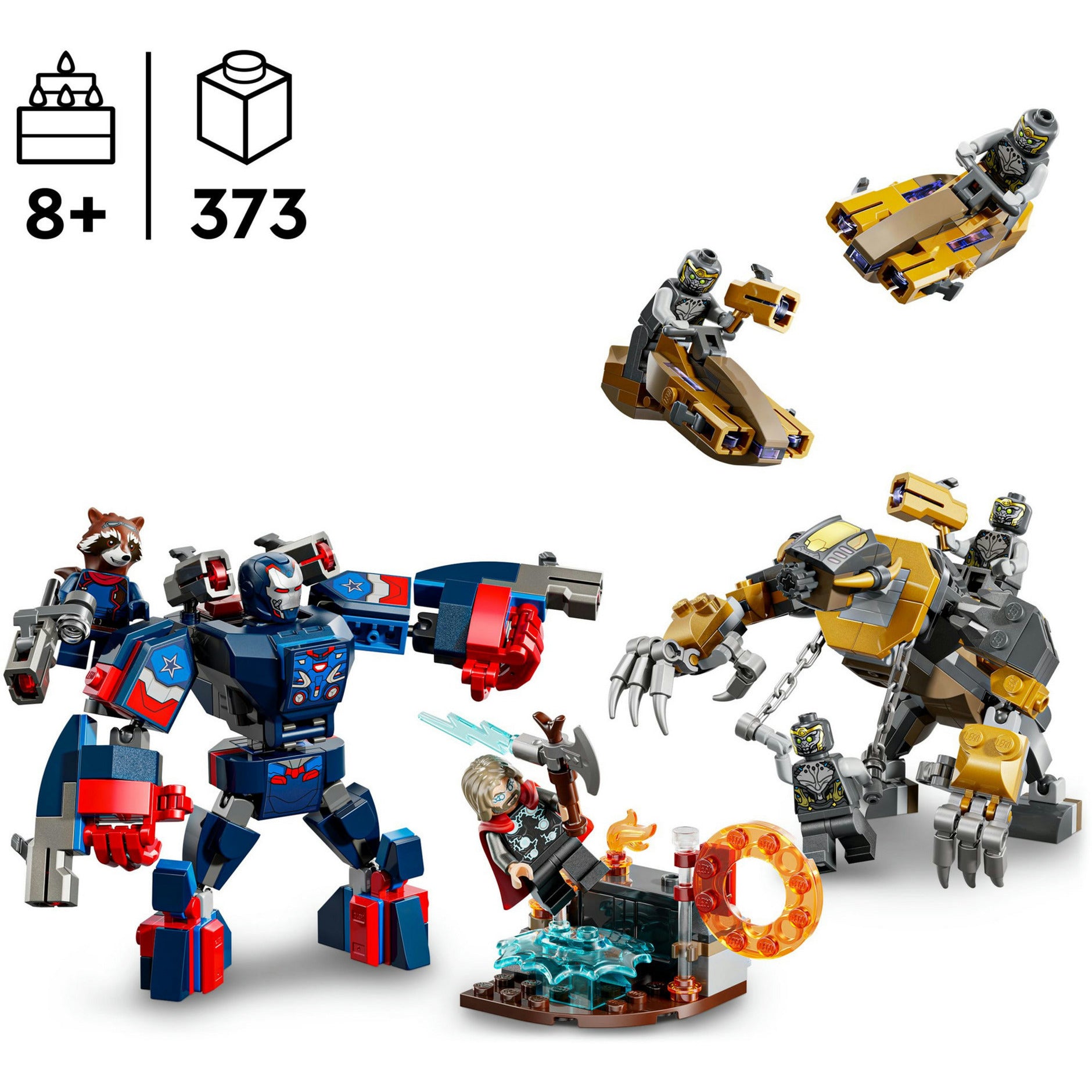 Lego ® ǀ marvel avengers: endgame thor vs. chitauri - 76322