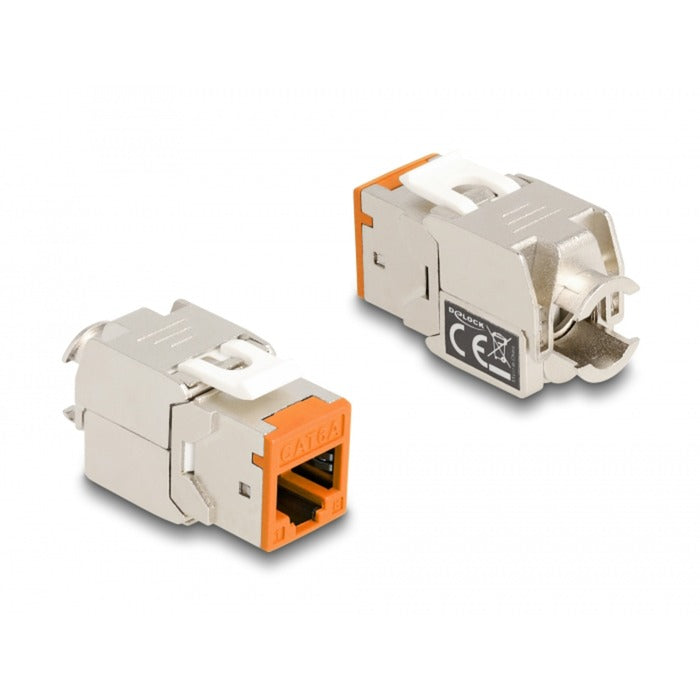 DeLOCK DeLOCK Keystone Module RJ45 Jack naar LSA Cat 6a gereedschapsvrij