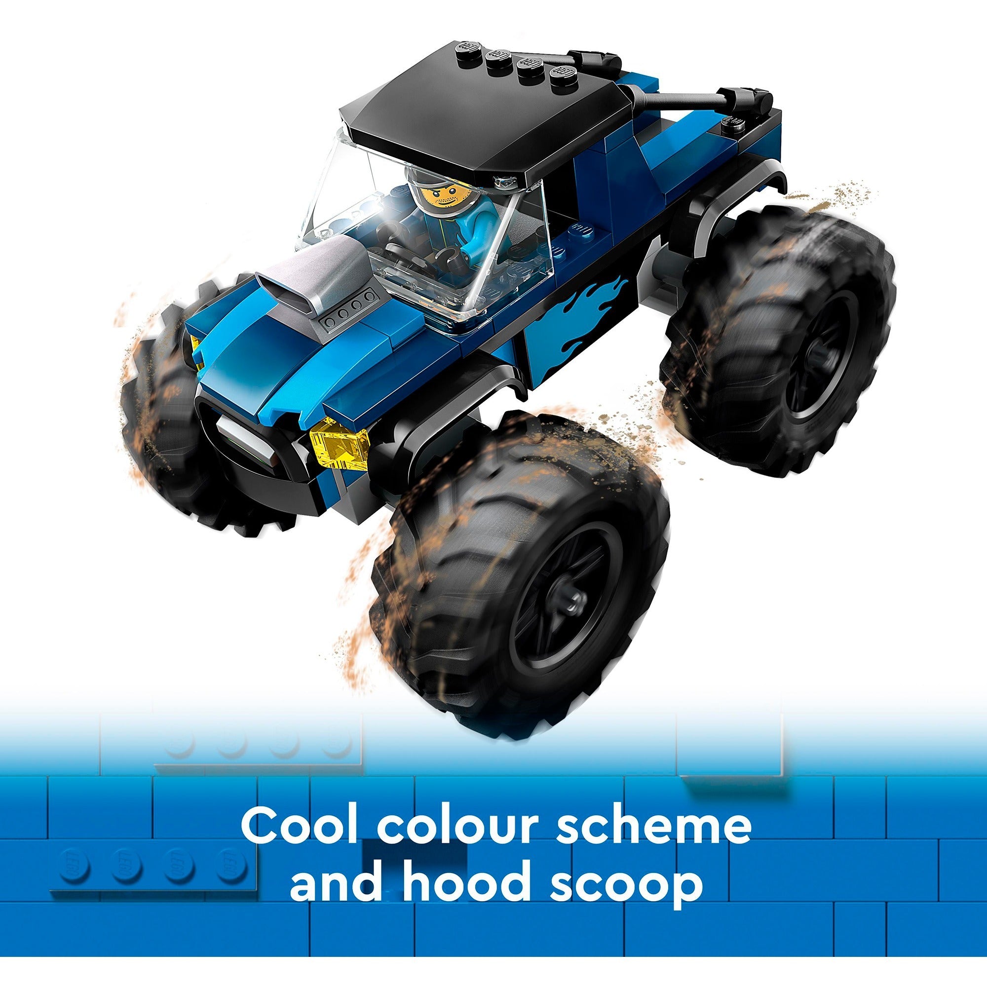 Lego city 60402 blauwe monstertruck