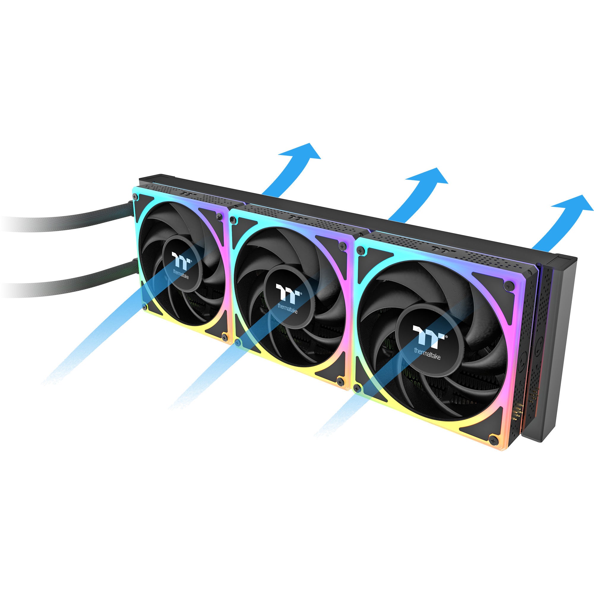 Thermaltake magcurve 360 ultra argb sync aio liquid cooler waterkoeling (zwart)