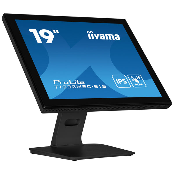 Iiyama prolite t1932msc-b2s 19 touchscreen monitor (zwart, 1x displayport, 1x hdmi)