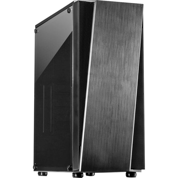 Inter-Tech T-11 Televen Midi Tower Case (black | 3x USB-A | window)