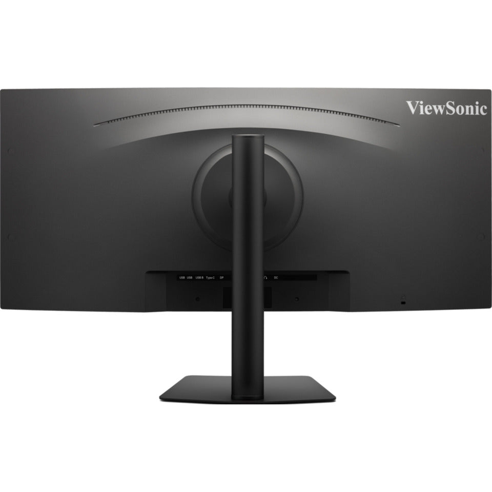 Viewsonic va3420c uwqhd curved monitor met usb-c hub 34 ultrawide (zwart, 2x hdmi, 1x displayport, usb-c, usb-b, usb-a, 120 hz, 1900r)