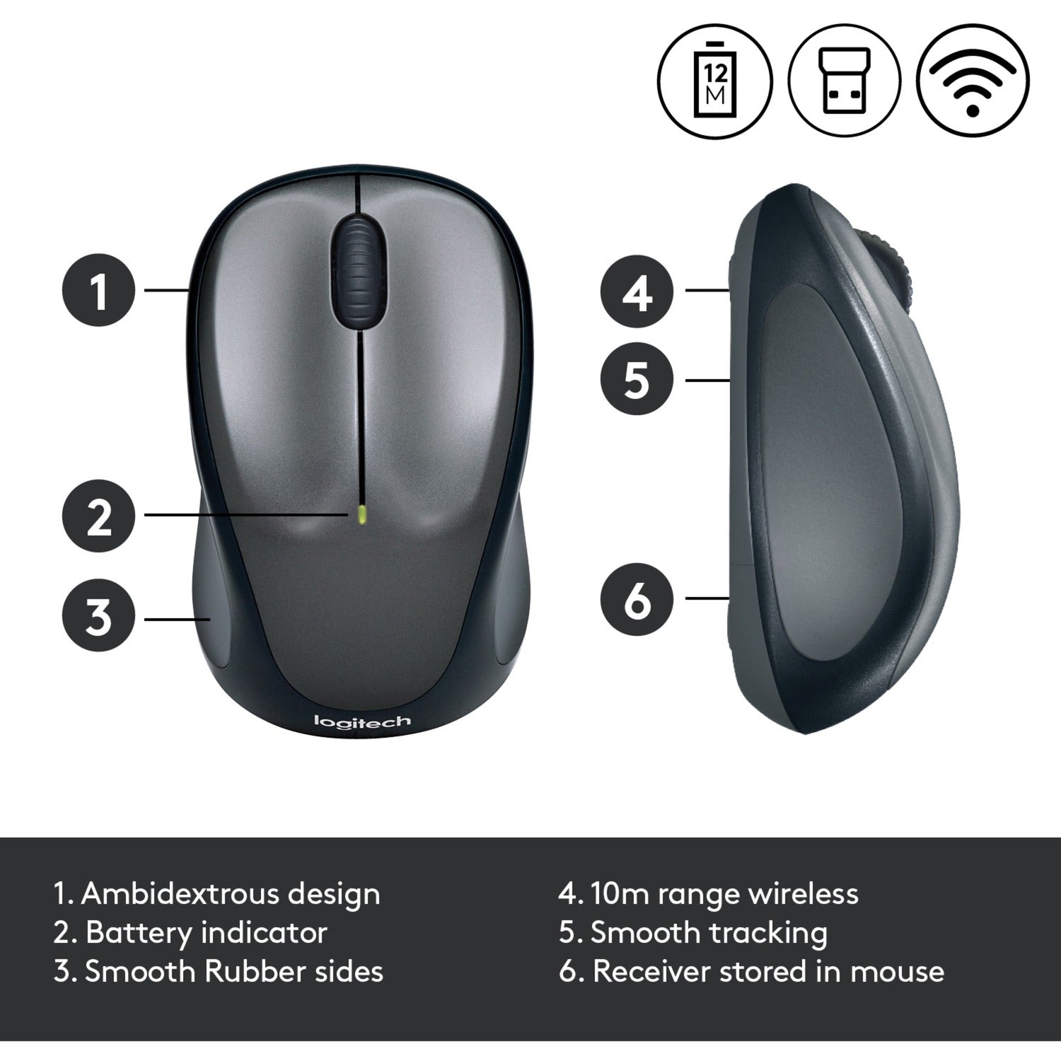 Logitech Logitech Draadloze Muis M235