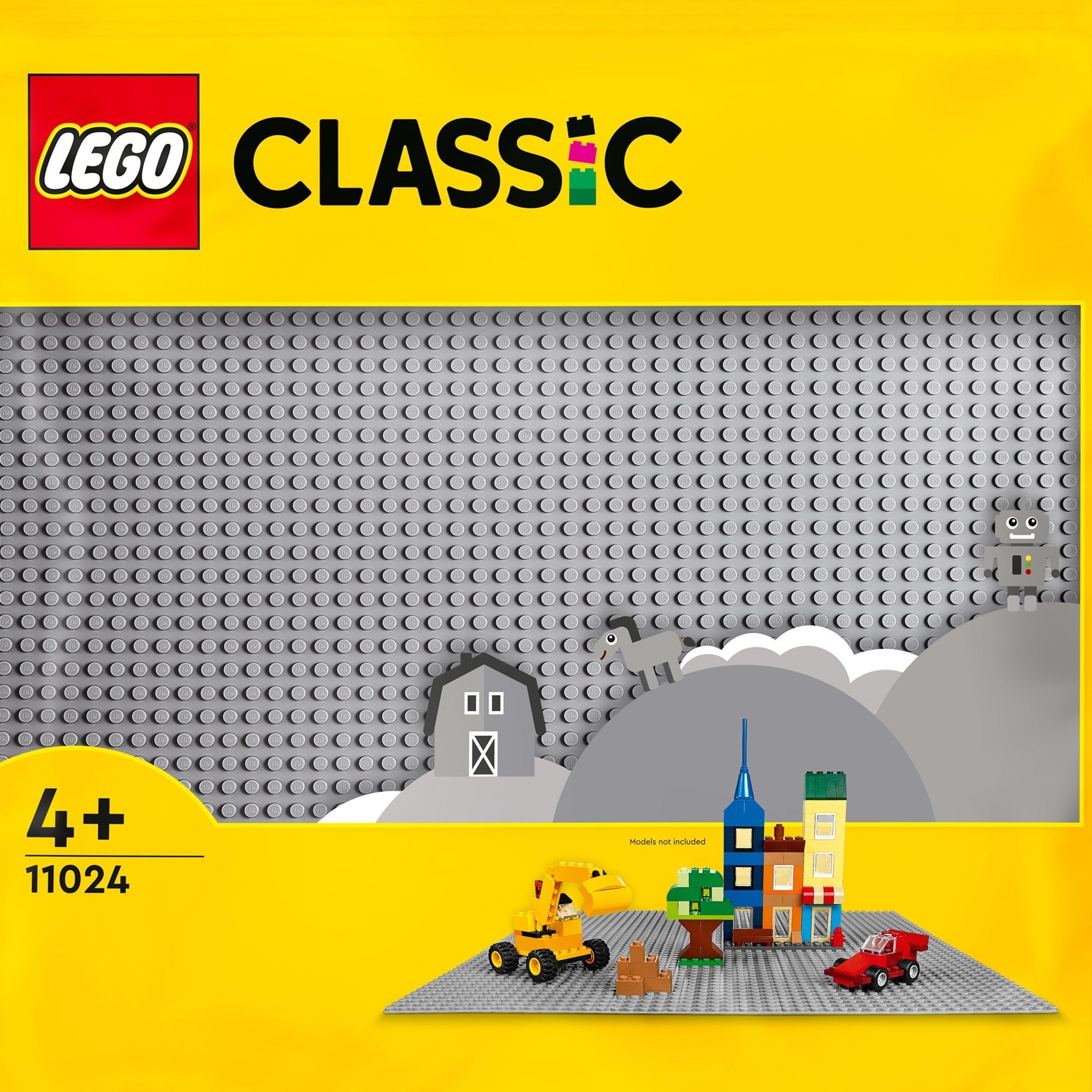 Lego classic grijze bouwplaat 48x48 bouwbord 11024