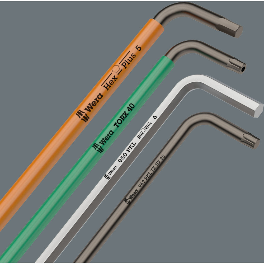 Wera inbussleutelset 967 9 tx xl multicolour hf 1 (9-delig, torx t8 tot t40)