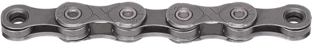 Kmc x-glide ketting 9 11v 118l shimano keuen grijs