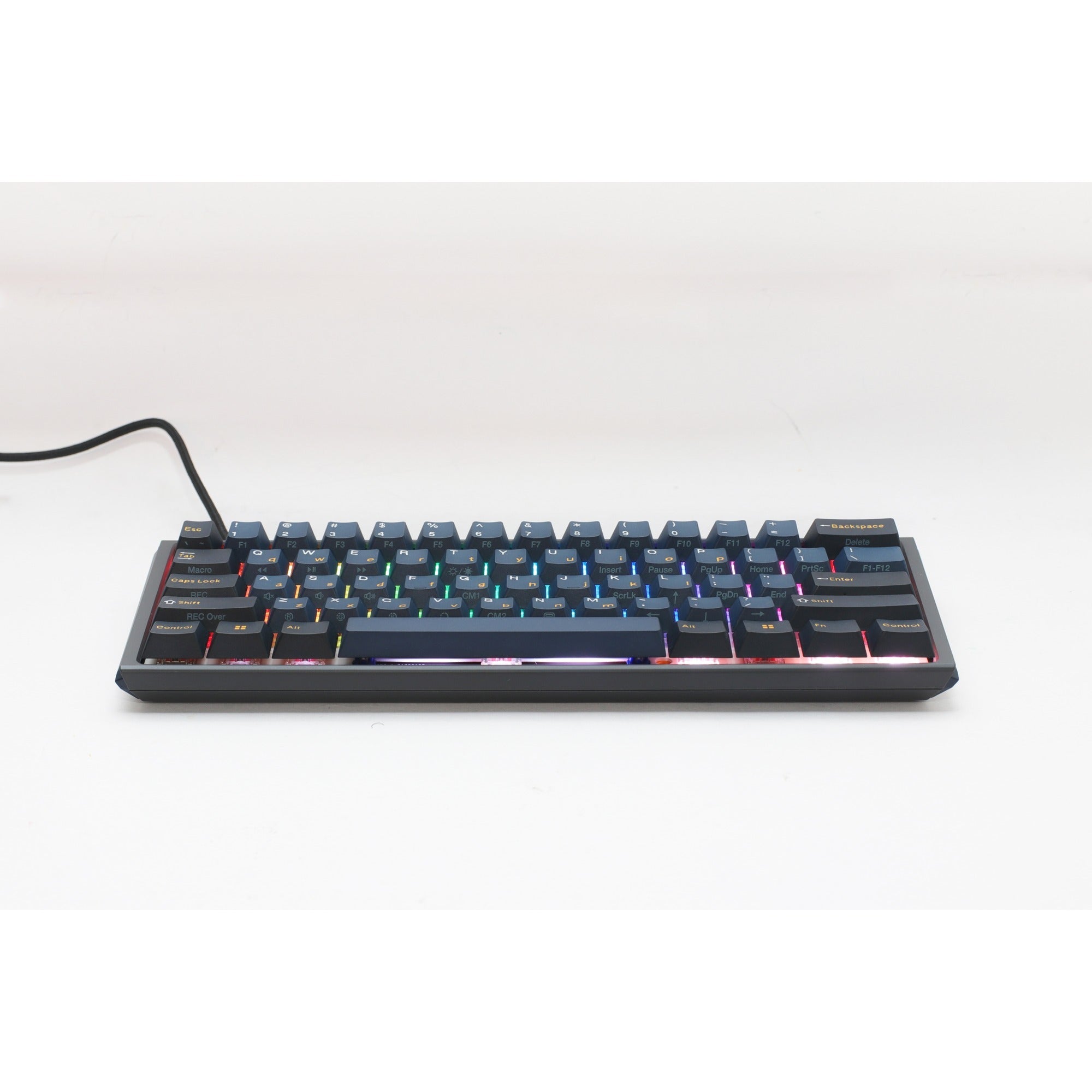 Ducky one 3 pro mini, gaming toetsenbord (zwart, us lay-out, cherry mx2a brown, rgb led, double-shot pbt, quack mechanics, 60%, hot swap)