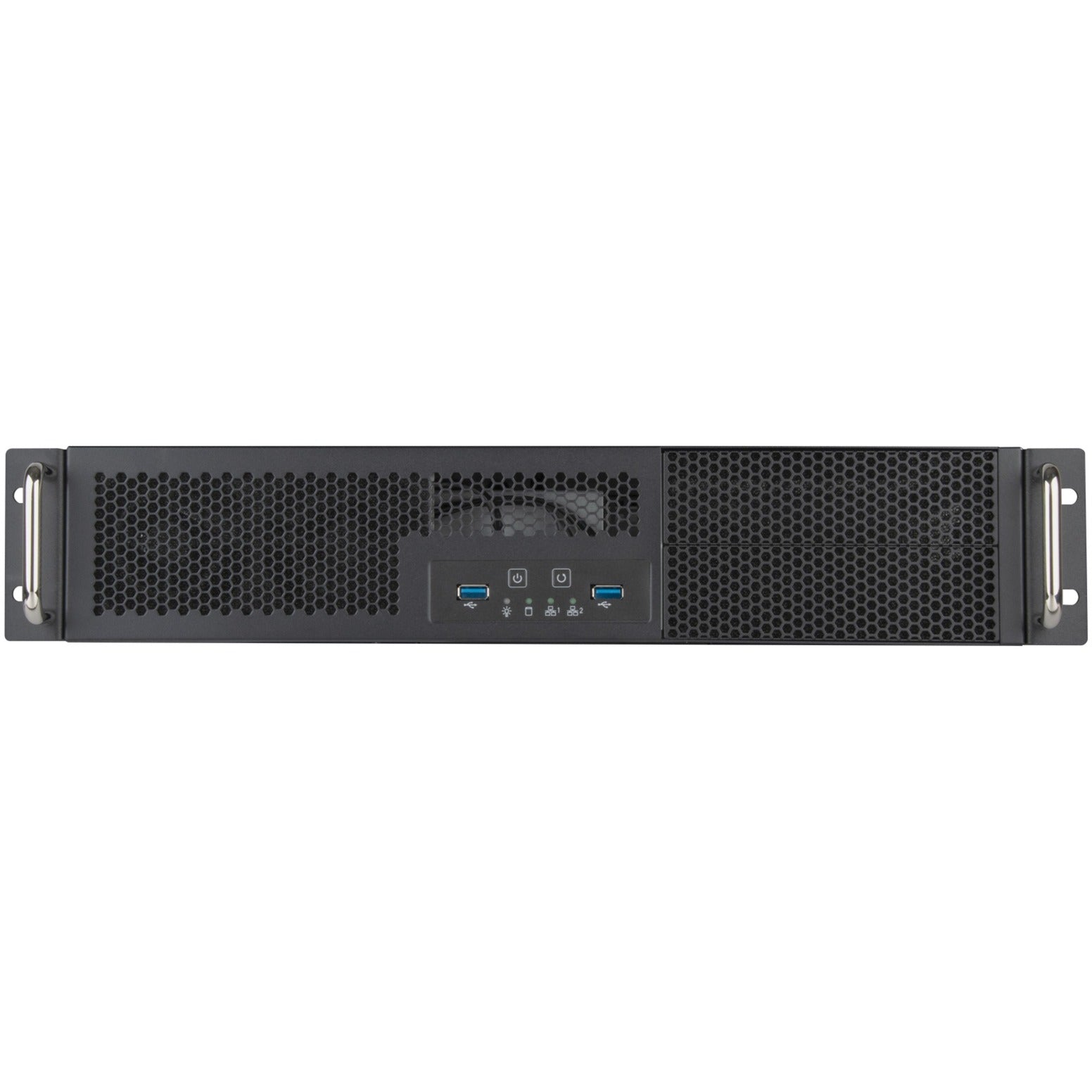Silverstone rm23-502-mini rack behuizing (grijs zwart)