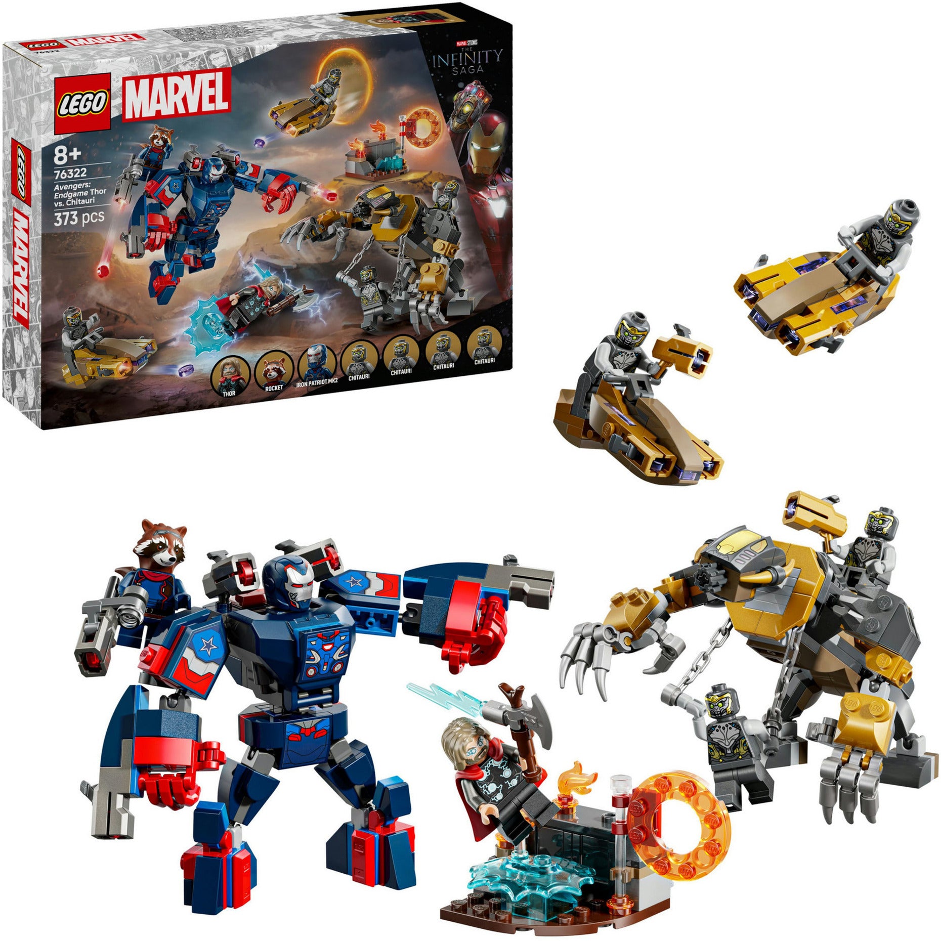 Lego ® ǀ marvel avengers: endgame thor vs. chitauri - 76322
