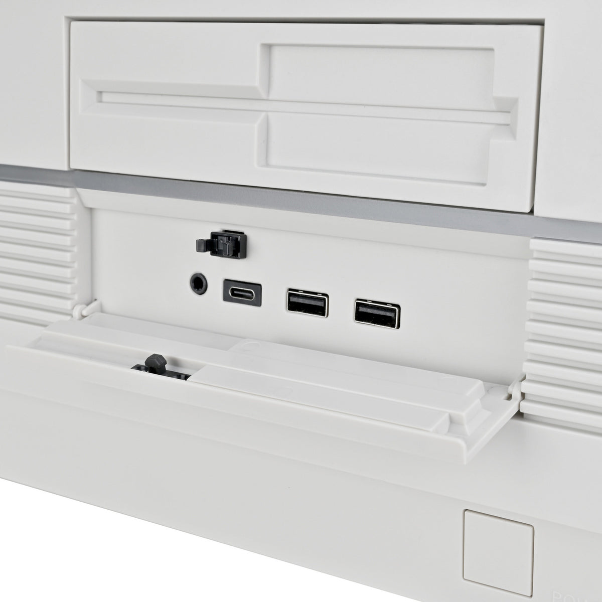 Silverstone flp01 htpc behuizing (crème | 2x usb-a | 1x usb-c)