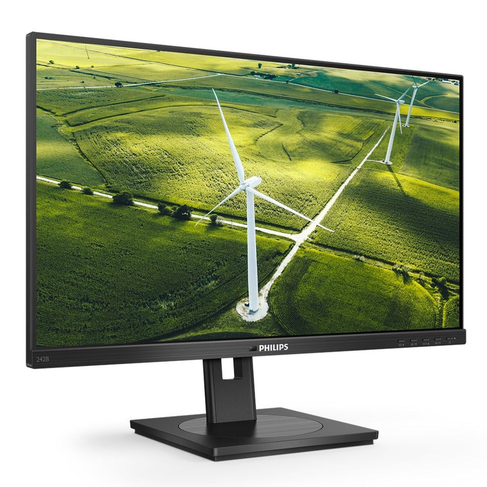 Philips 242b1g 23.8 monitor (zwart, hdmi, displayport, dvi-d, vga, usb-a, usb-b)