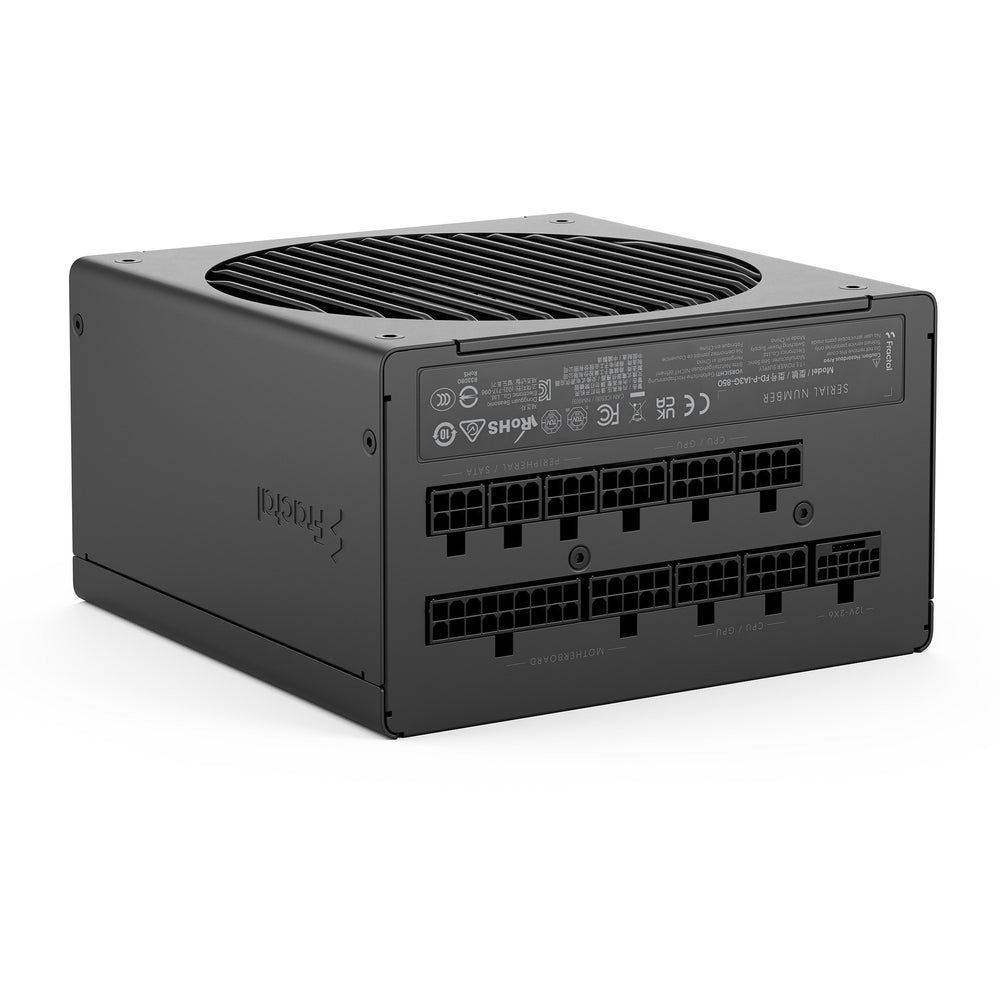 Fractal design ion gold 3 modulaire 850 watt voeding (zwart, 1x 12v-2x6, 3x pcie)