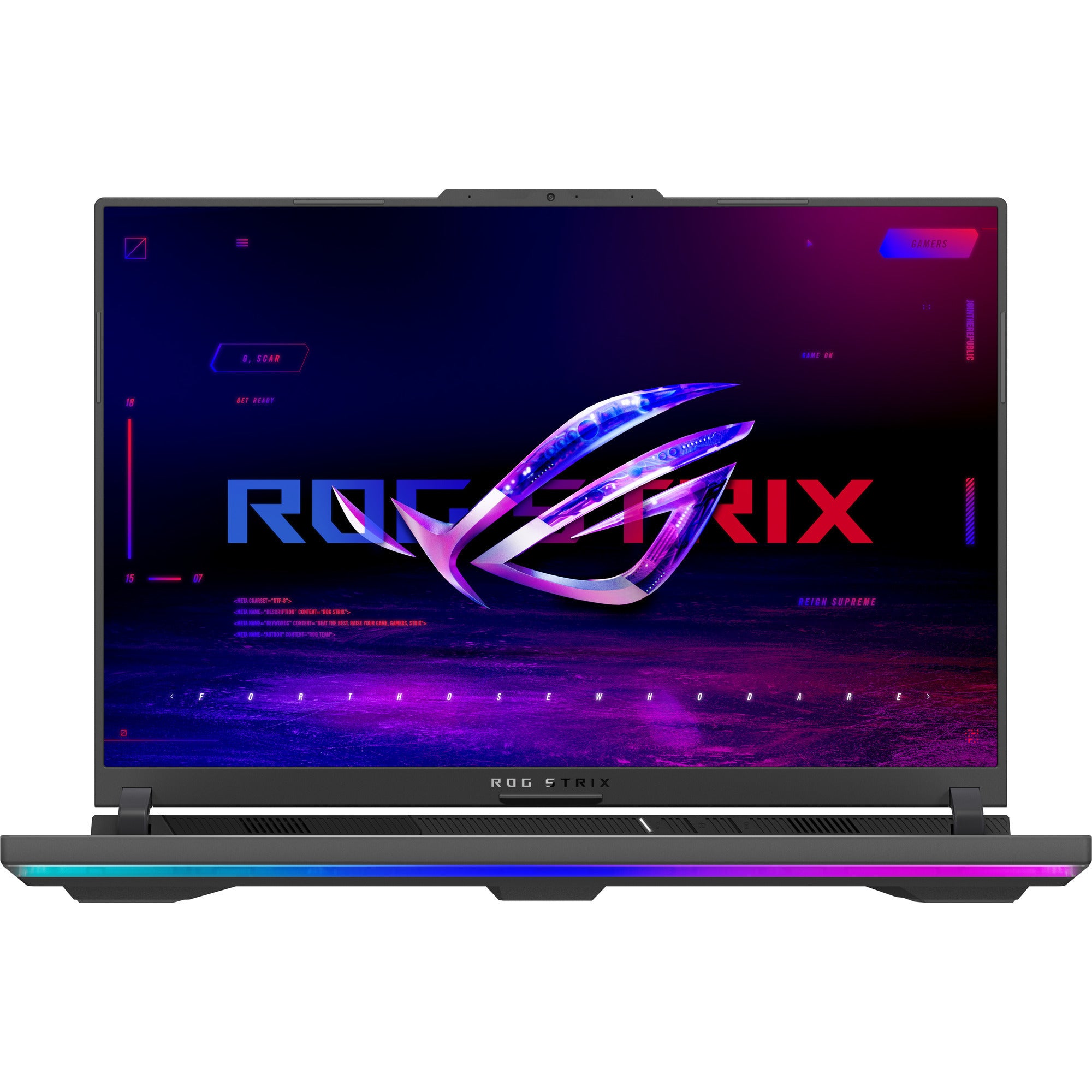 Asus rog strix g16 g614pm-rv224w 16 gaming laptop (grijs | r9 8940hx | rtx 5060 | 16 gb | 1 tb ssd)